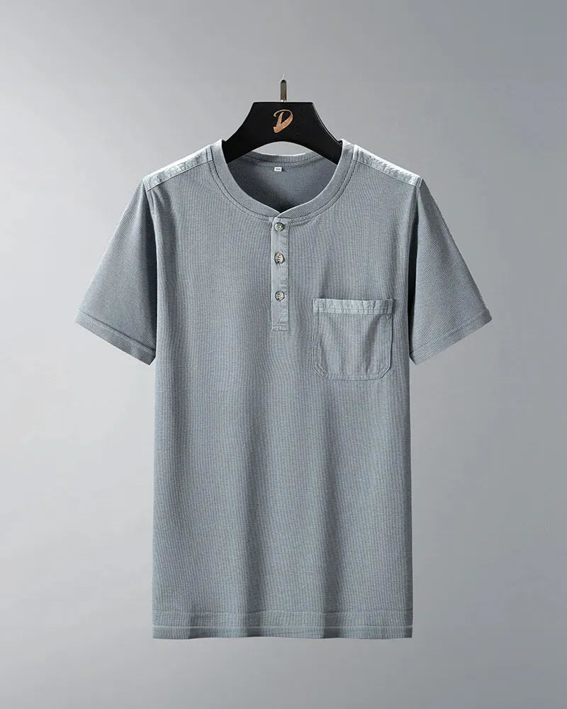 Dionos Waffle Knit Henley