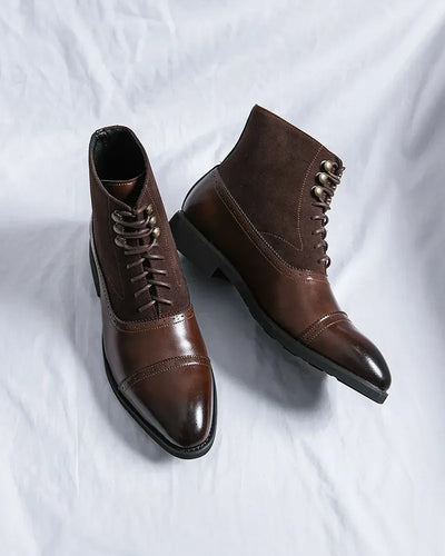 Los Muertos Leather Lace-Up