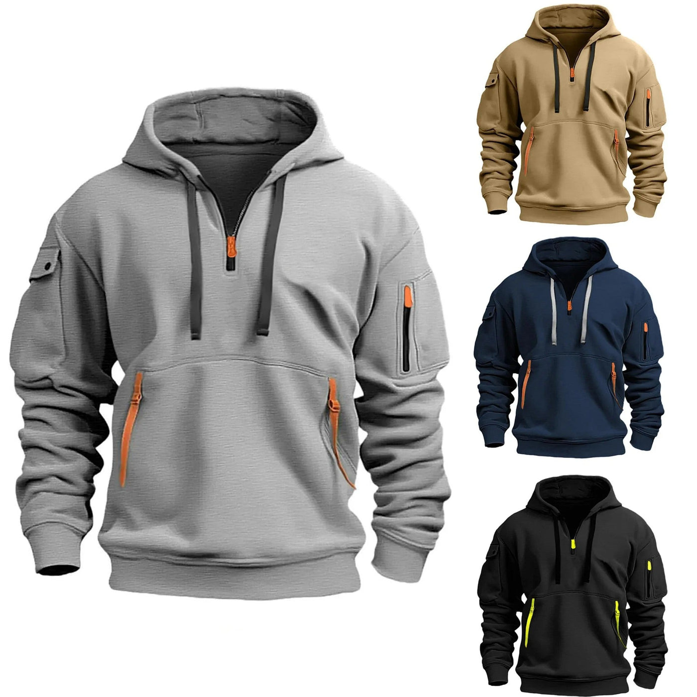 Carter | Men’s hoodie with multiple pockets