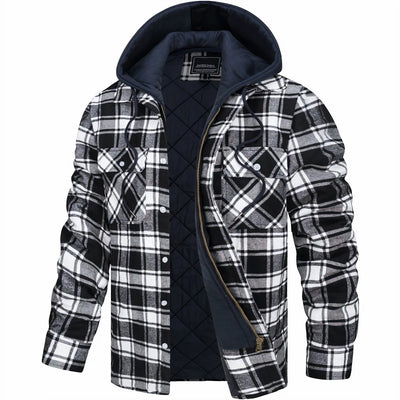Mason | Checkered Zip Jacket