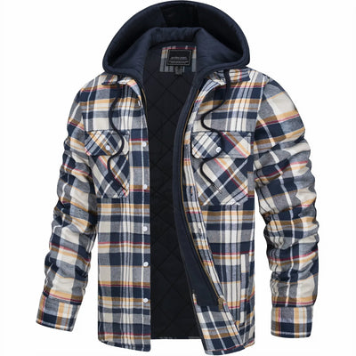 Mason | Checkered Zip Jacket