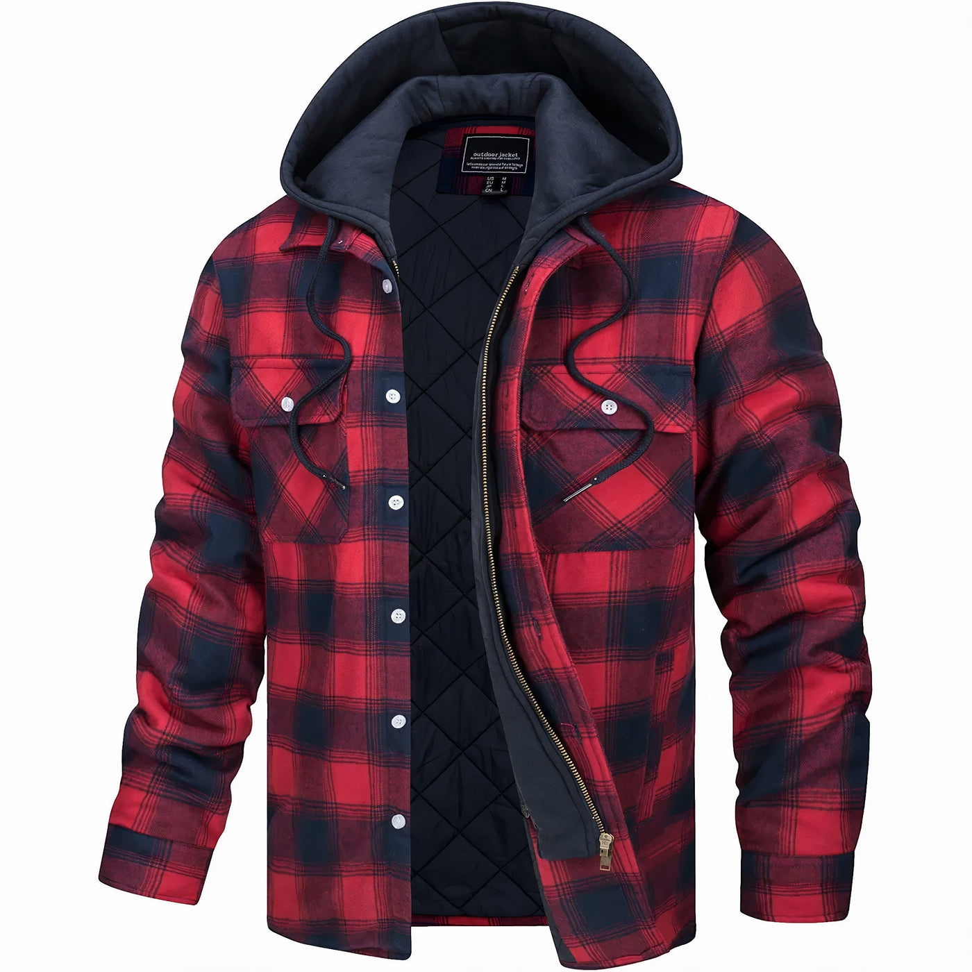 Mason | Checkered Zip Jacket